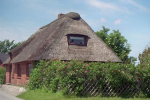 Bild: Moordeichhaus auf Nordstrand - Auszeit unter Reet